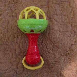 Baby teething rattle